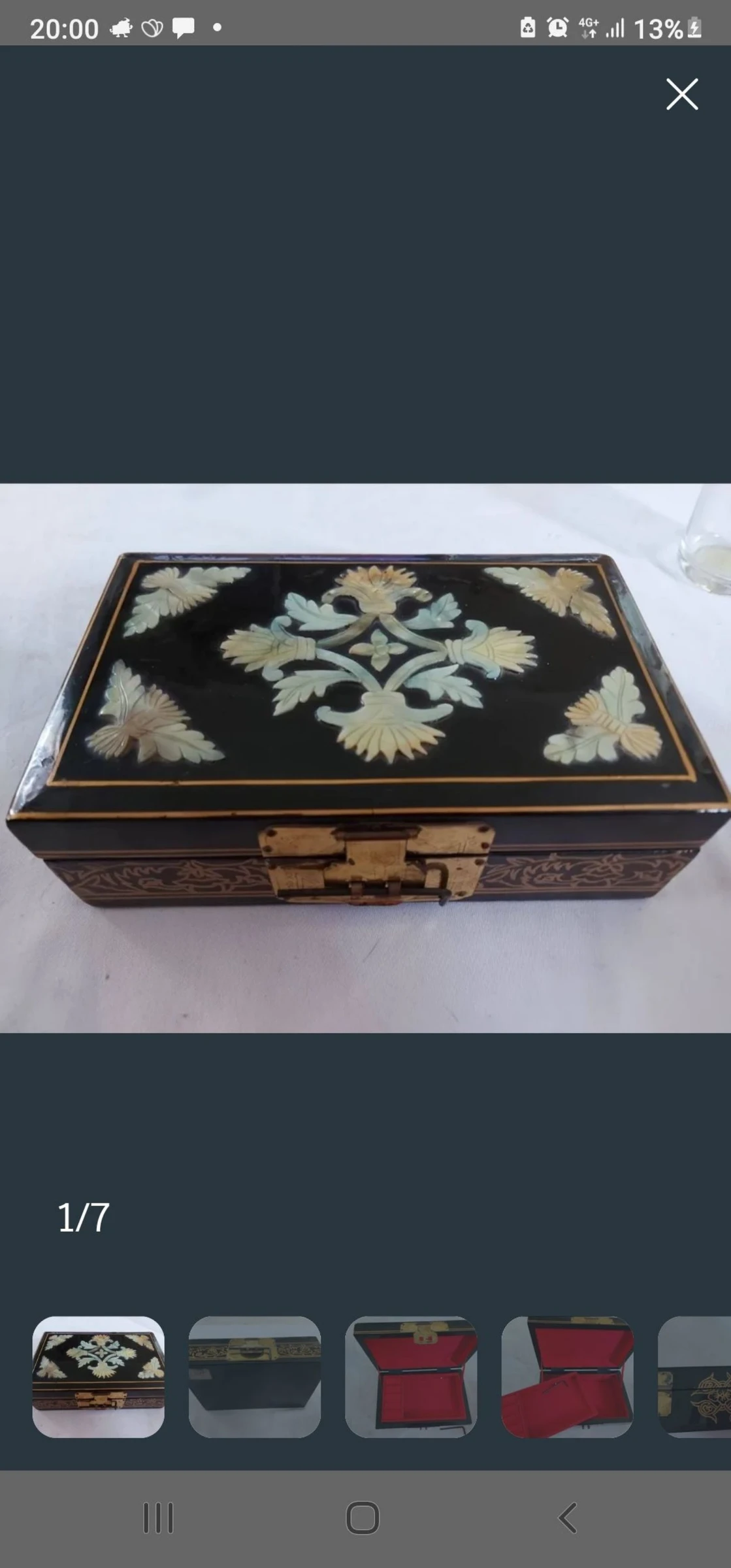 Antigo e Exclusivo Joalheiro Artesanal de Lacre e Nácar - Estilo Oriental – photo 2